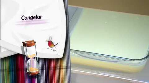 Introdúcelo en el congelador y espera a que se congele Introdúcelo en el congelador y espera a que se congele