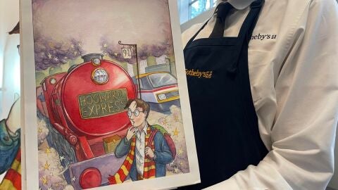 La primera portada original de Harry Potter en Sotheby's