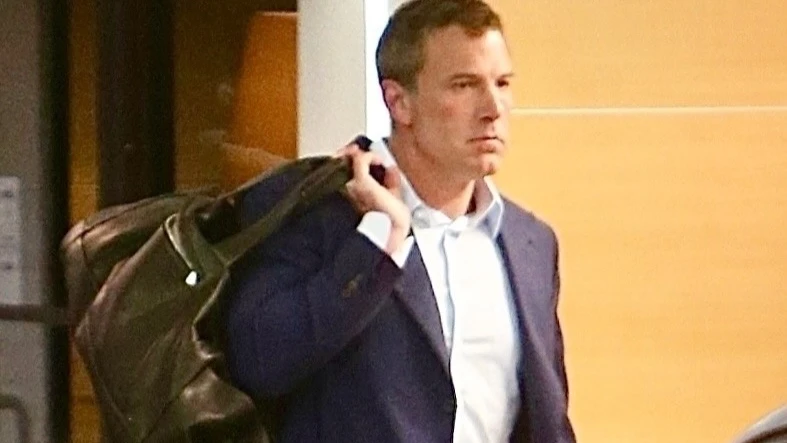 Ben Affleck, muy serio, en Los Angeles