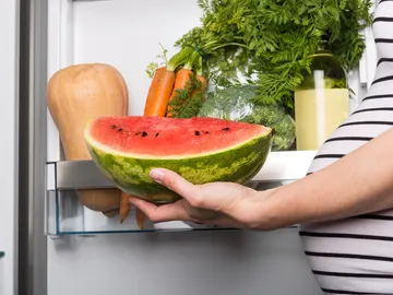 Una sandía en la nevera Una sandía en la nevera