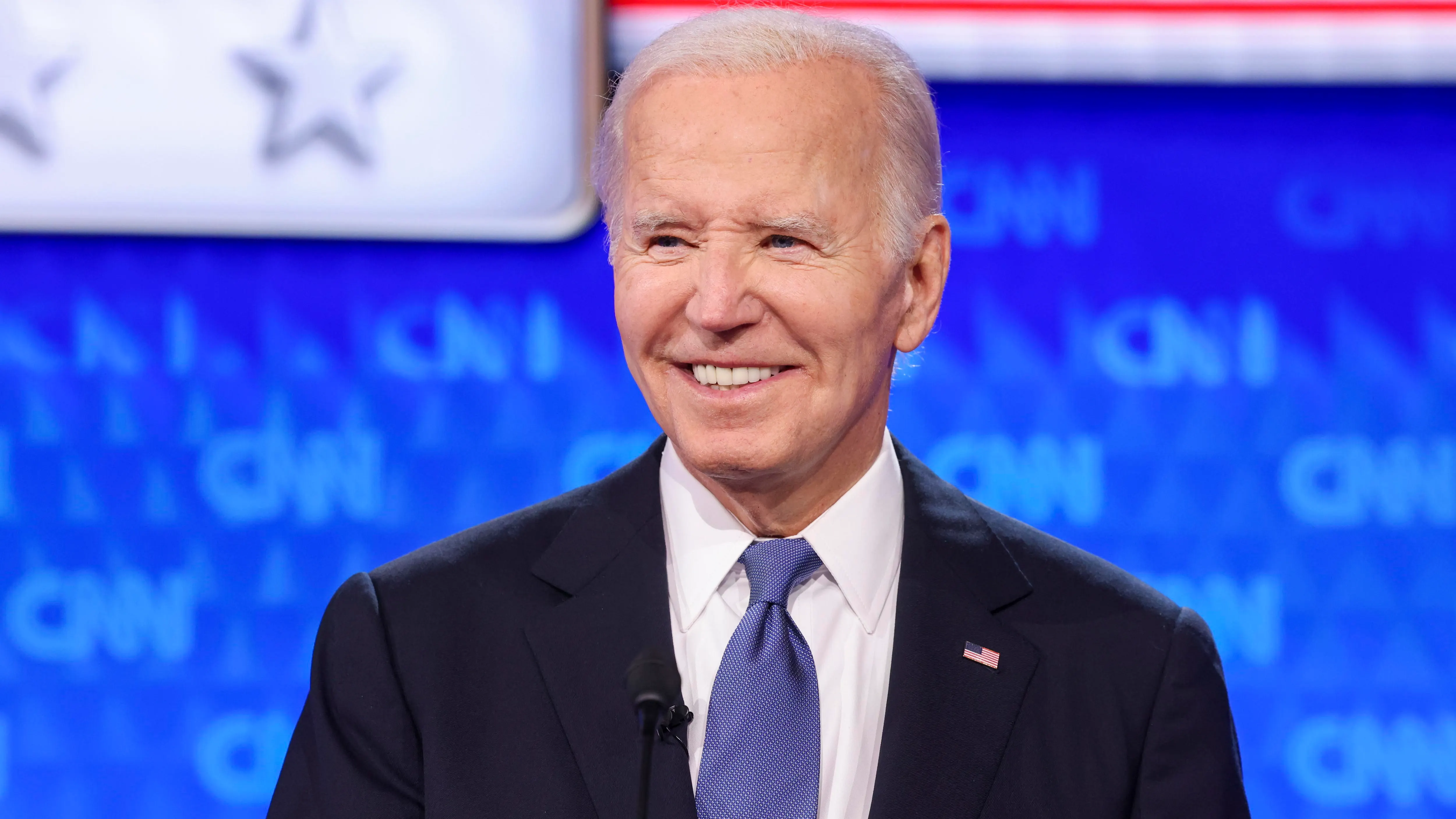 El presidente Joe Biden durante el debate presidencial en Atlanta El presidente Joe Biden durante el debate presidencial en Atlanta