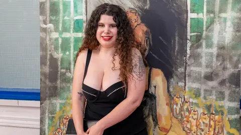 Carla Vigo en un evento posando Carla Vigo en un evento posando