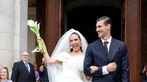 Ana Moya y Diego Conde en su boda