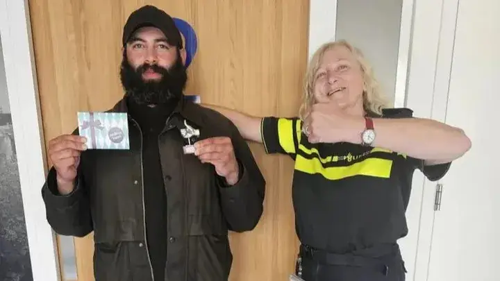 Imagen del hombre que ha recibido 34.000 euros