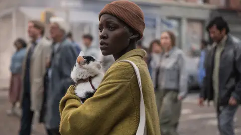 Lupita Nyong'o en Un lugar tranquilo: Día 1 Lupita Nyong'o en Un lugar tranquilo: Día 1