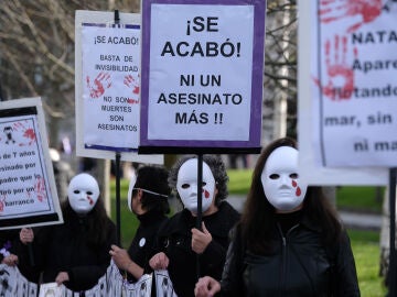 Imagen de archivo de manifestación en el Día Internacional para la Erradicación de la Violencia contra la Mujer.