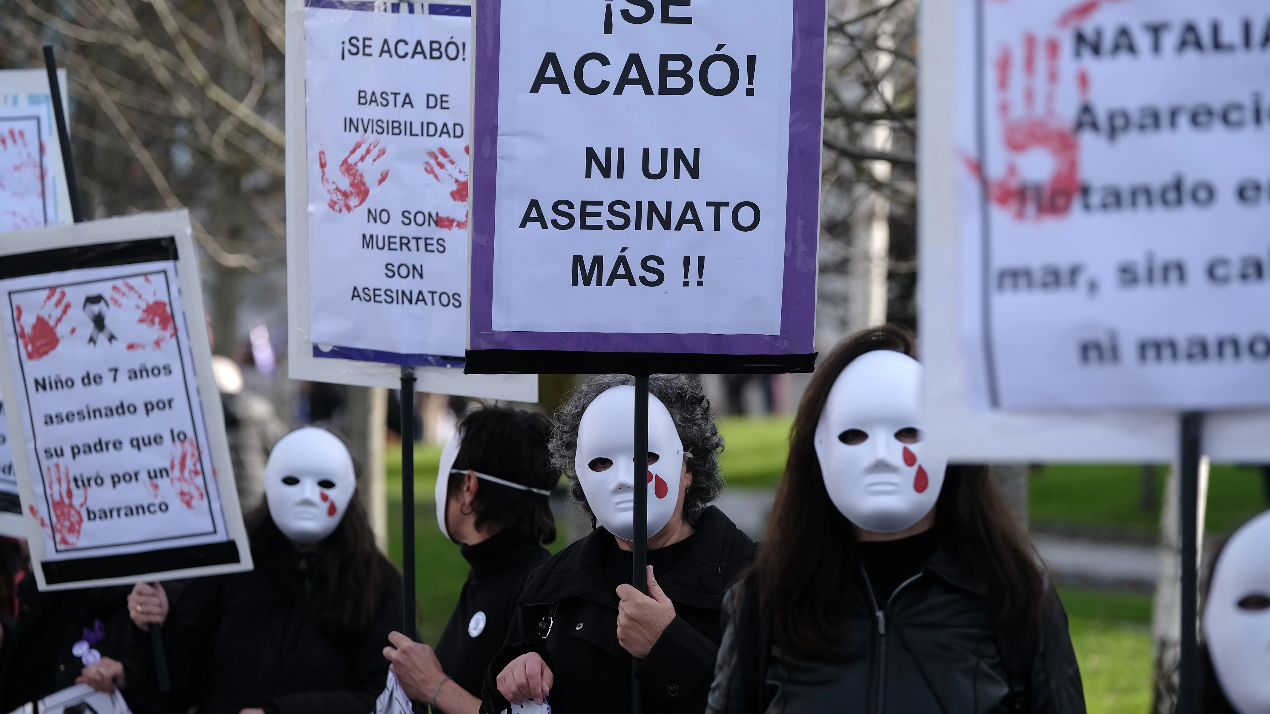 Imagen de archivo de manifestaci&oacute;n en el D&iacute;a Internacional para la Erradicaci&oacute;n de la Violencia contra la Mujer.