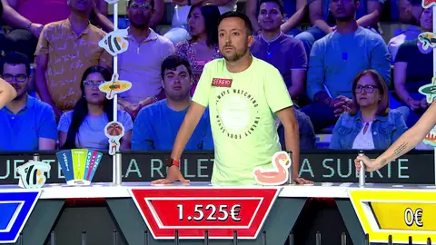 Una gran pérdida por culpa de una letra: Sergio pierde la oportunidad de resolver el panel y ganar 1.525€ y el ‘super comodín’ Una gran pérdida por culpa de una letra: Sergio pierde la oportunidad de resolver el panel y ganar 1.525€ y el ‘super comodín’
