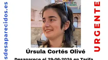 Imagen SOS desaparecida Úrsula Cortés