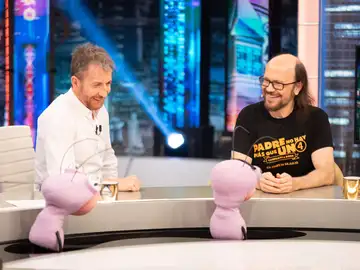 ¿Quién es más psicópata? Pablo Motos y Santiago Segura ponen a prueba sus habilidades interpretativas ¿Quién es más psicópata? Pablo Motos y Santiago Segura ponen a prueba sus habilidades interpretativas