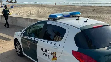 Imagen de archivo de la Guardia Civil en una playa de Mallorca