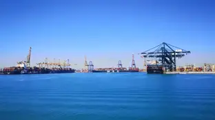 Vista del puerto de València ampliación