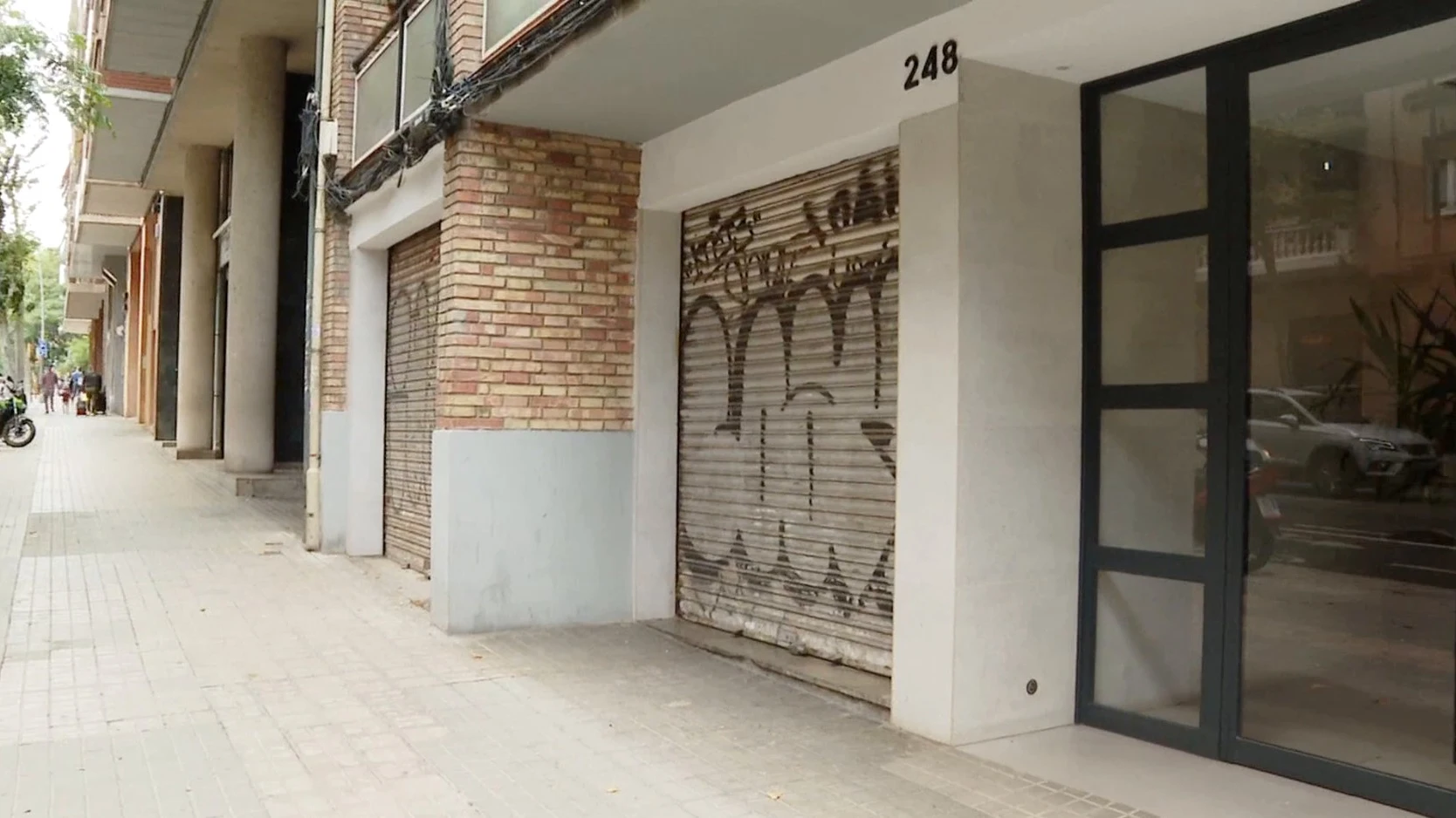 La calle donde se han suicidado las dos hermanas de Barcelona La calle donde se han suicidado las dos hermanas de Barcelona