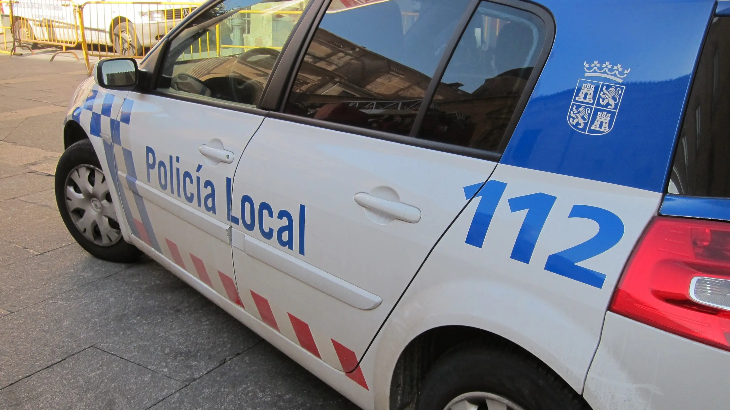 Coche de la Polic&iacute;a Local, imagen de archivo