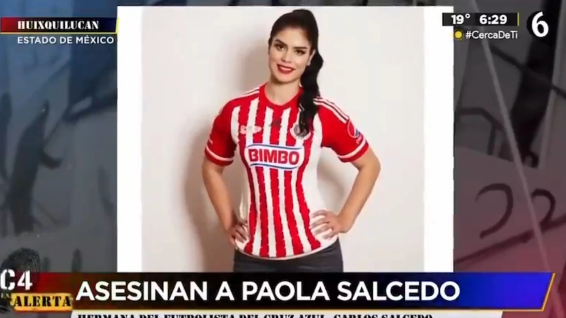 Paola Salcedo, presentadora y hermana del futbolista Carlos Salcedo