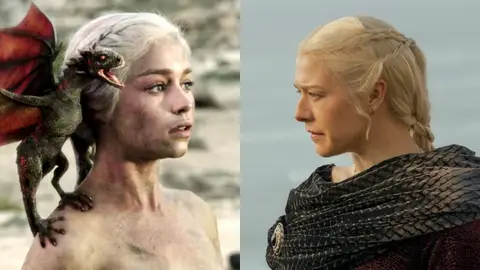 Daenerys y Rhaenyra Targaryen: Juego de Tronos y La Casa del Dragón