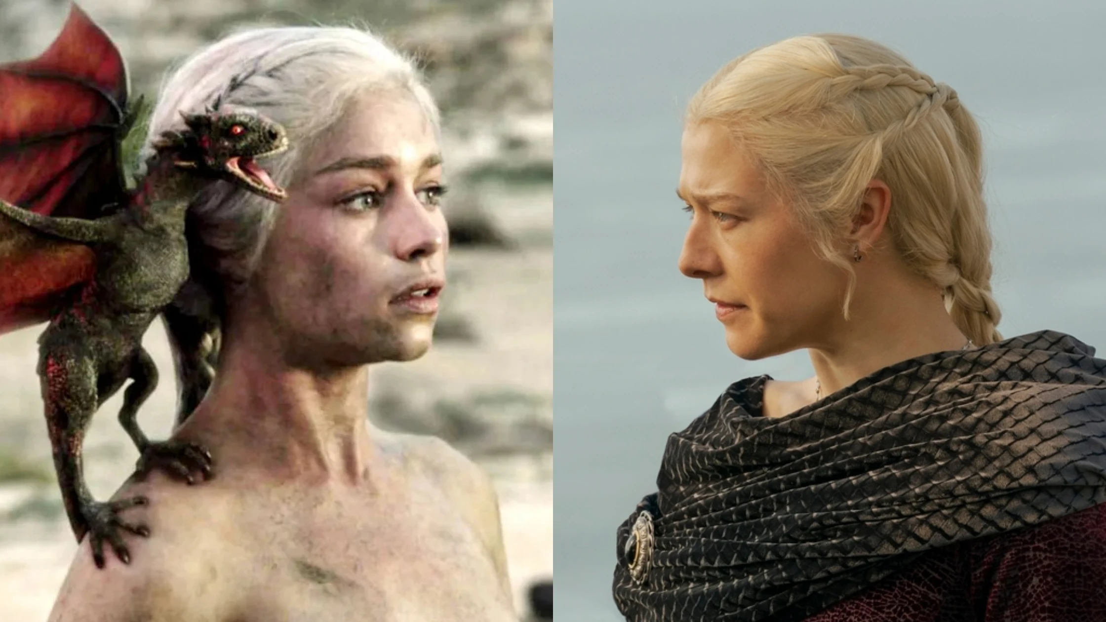 Daenerys y Rhaenyra Targaryen: Juego de Tronos y La Casa del Dragón Daenerys y Rhaenyra Targaryen: Juego de Tronos y La Casa del Dragón