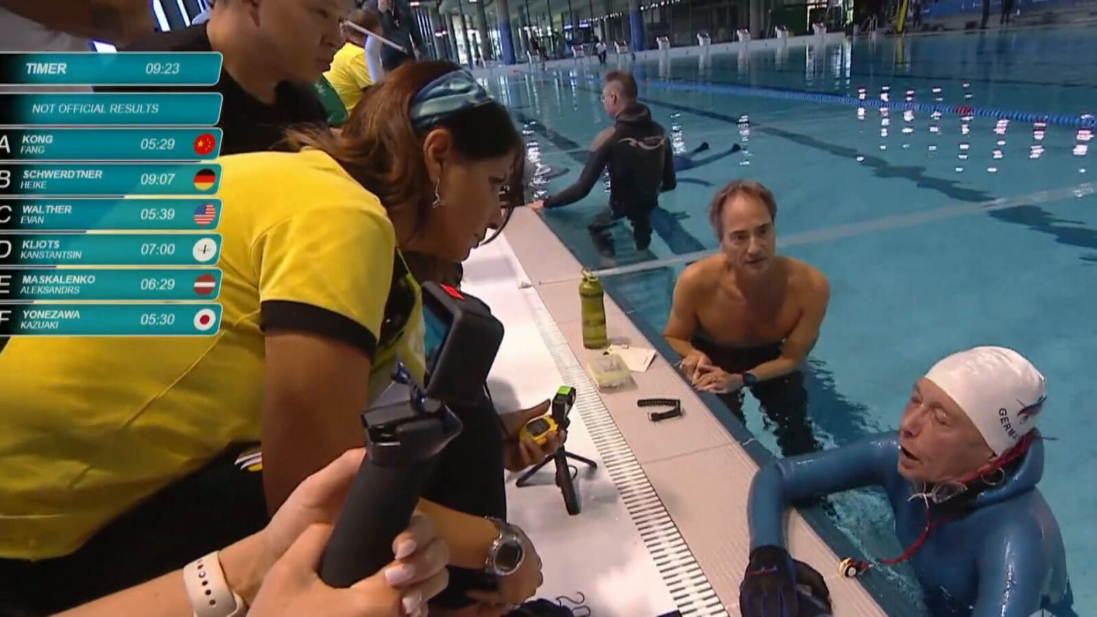 Heike Schwerdtner bate el récord mundial femenino de apnea estática: ¡9 minutos y 7 segundos!