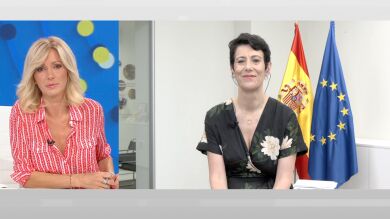 La ministra Elma Saiz: 