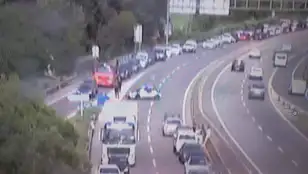 Accidente de tráfico en carretera de Girona deja una niña de siete años herida