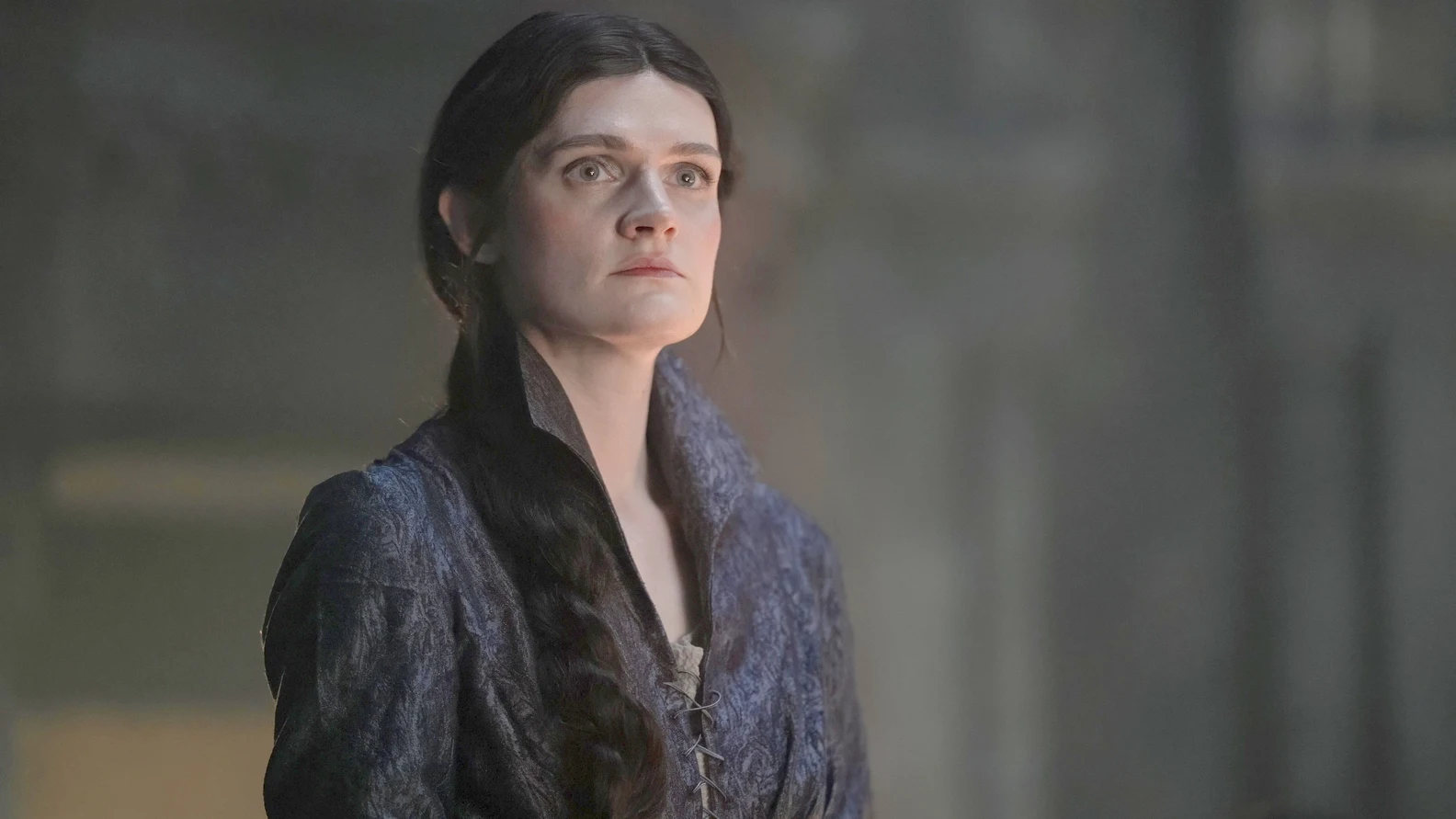 Gayle Rankin como Alys Rivers, la bruja de Harrenhal, en La Casa del Dragón Gayle Rankin como Alys Rivers, la bruja de Harrenhal, en La Casa del Dragón