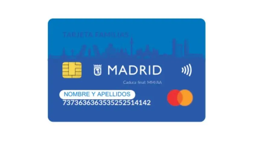 Tarjeta Familias