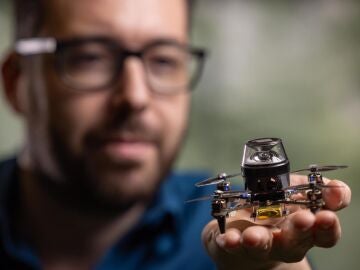 Navegacion de diminutos drones inspirada en las hormigas