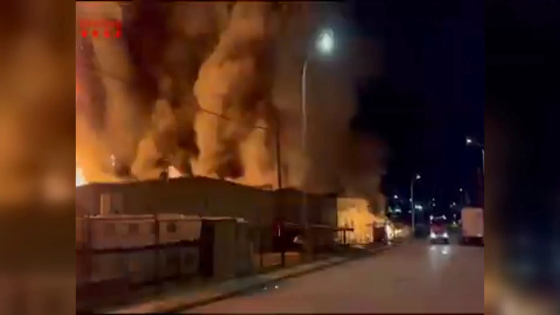 Espectacular incendio Espectacular incendio