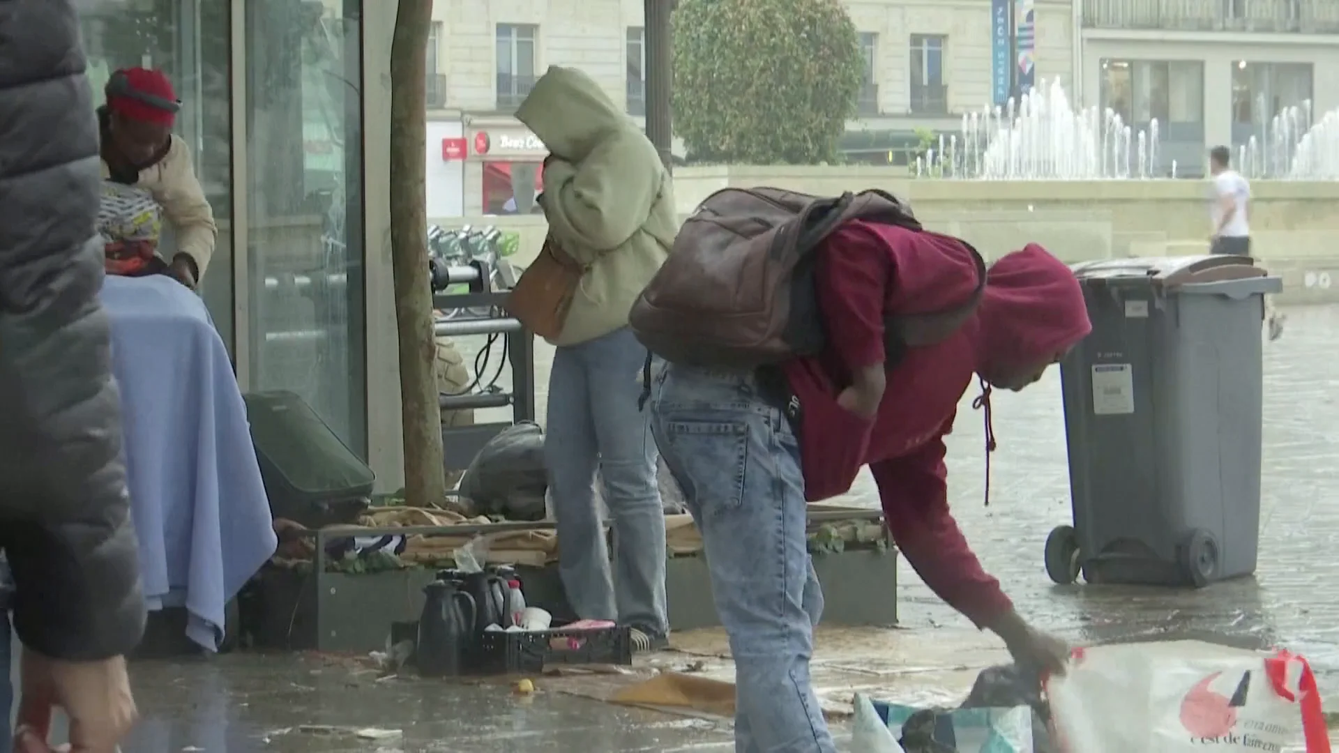 Mendigos en París Mendigos en París