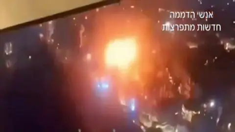 Dron de los hutíes atacando Israel Dron de los hutíes atacando Israel