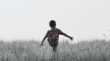 Imagen de archivo de un niño de espaldas. 