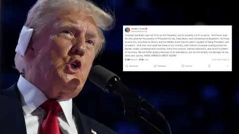 Imagen de Donald Trump. Imagen de Donald Trump.