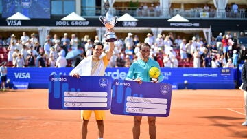 Nuno Borges y Rafa Nadal, campeón y finalista del ATP 250 de Bastad