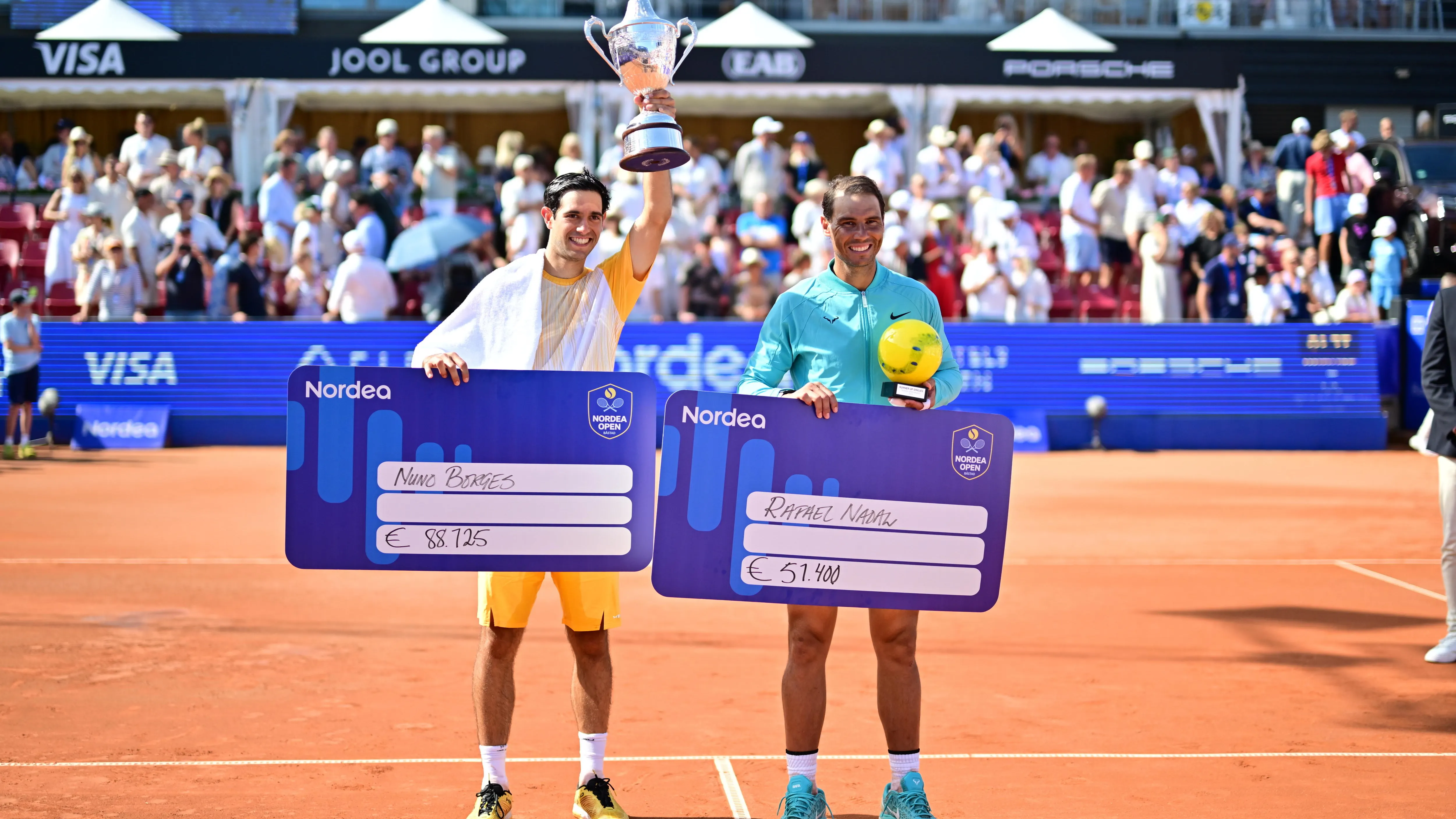 Nuno Borges y Rafa Nadal, campeón y finalista del ATP 250 de Bastad Nuno Borges y Rafa Nadal, campeón y finalista del ATP 250 de Bastad