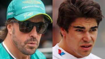 Alonso y Stroll durante el GP de Hungría 2024