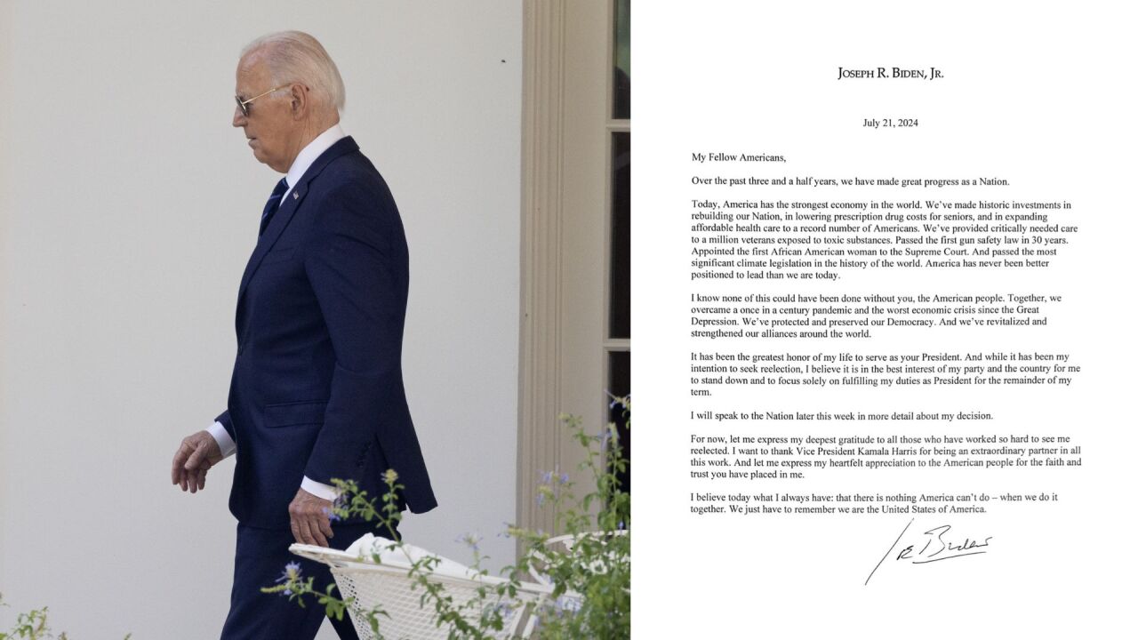 Joe Biden decide abandonar la carrera a la presidencia de Estados Unidos
