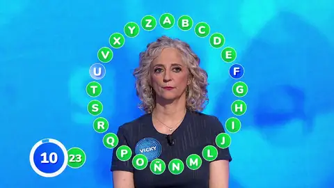 Vicky aprieta en El Rosco: a dos del bote y con Manu pisándole los talones Vicky aprieta en El Rosco: a dos del bote y con Manu pisándole los talones