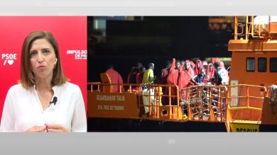 Esther Peña, portavoz del PSOE, sobre la crisis migratoria: 