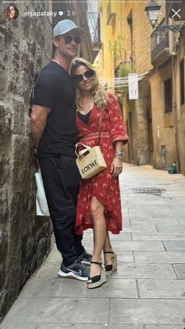 Elsa Pataky y Chris Hemsworth en Barcelona