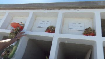 Cementerio donde entierran a los migrantes en El Hierro