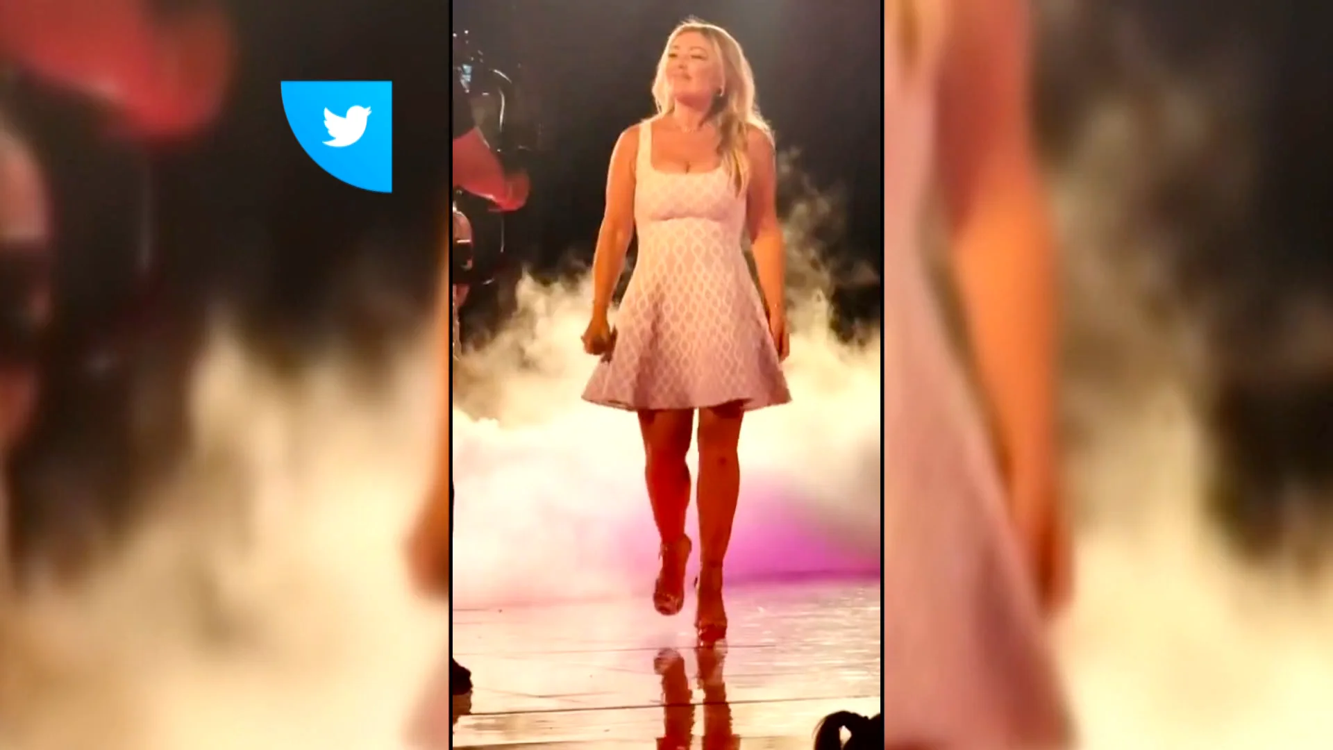 Amaia Montero enloquece al público del Santiago Bernabéu en su reaparición en los escenarios junto a Karol G