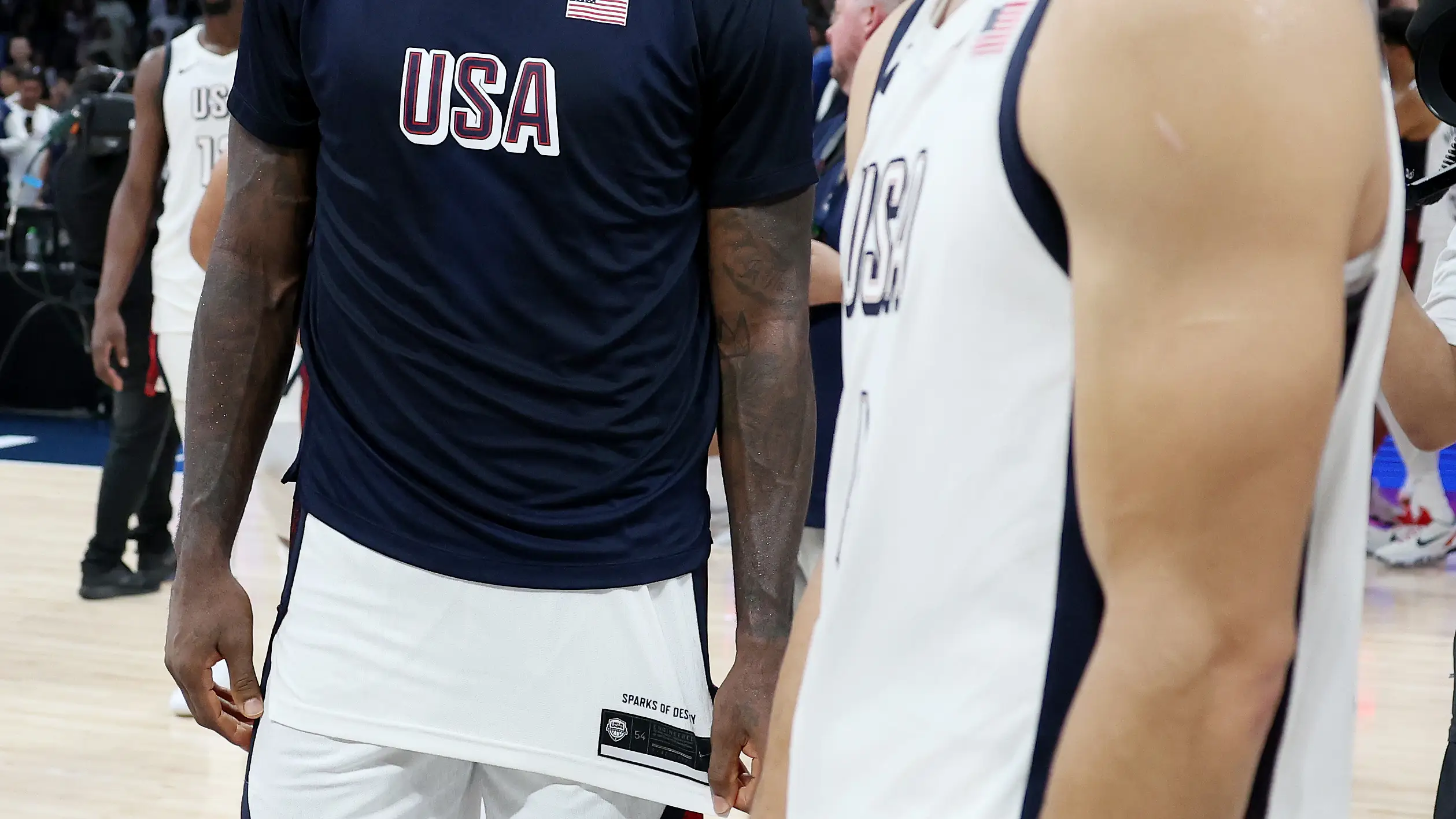 Lebron James y Stephen Curry con el Team USA Lebron James y Stephen Curry con el Team USA