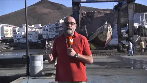 Raúl García, en El Hierro Raúl García, en El Hierro