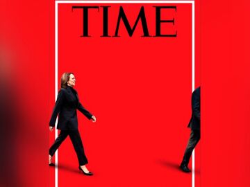 Portada de la revista Time tras la renuncia de Joe Biden