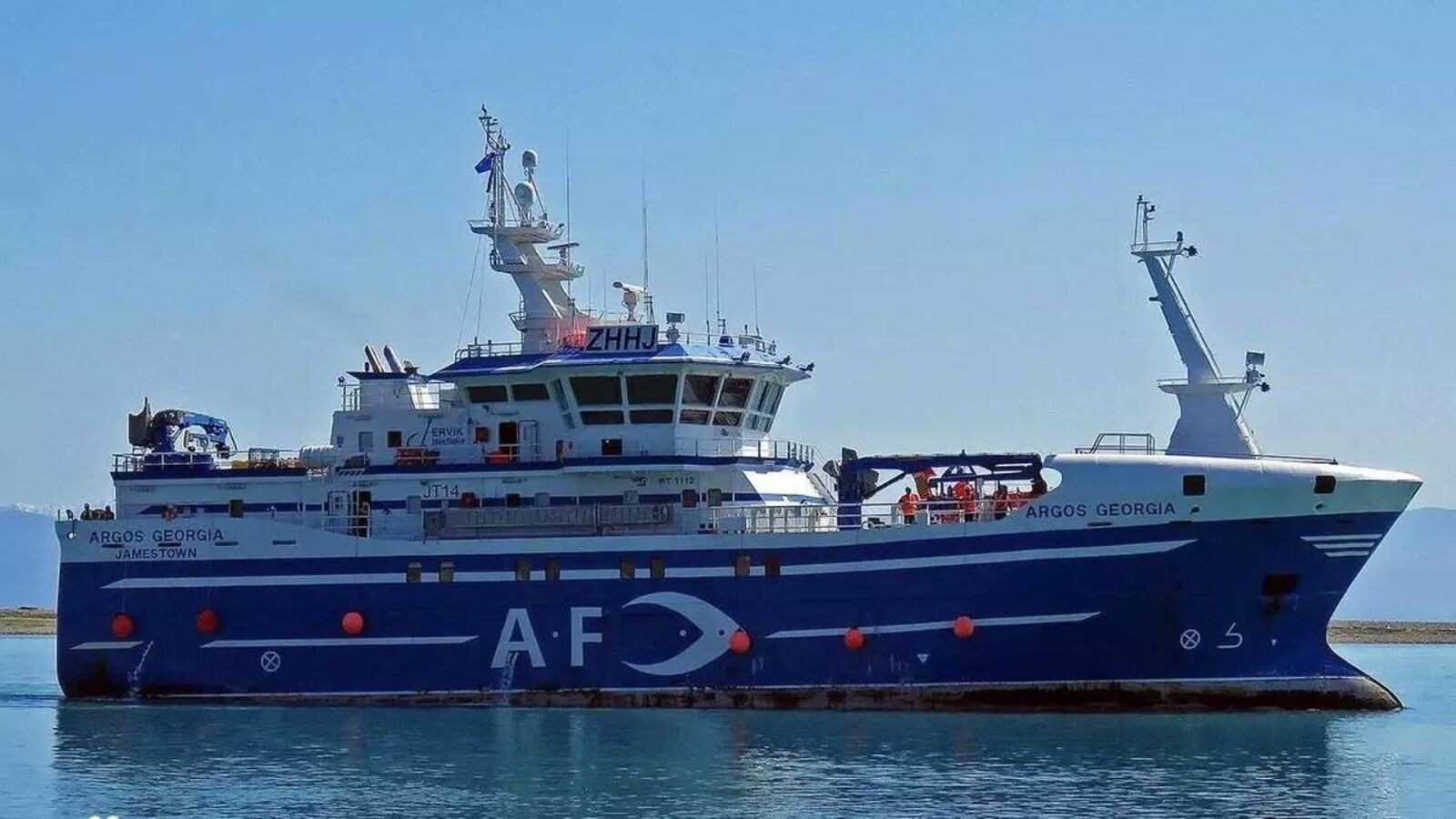Dos españoles, entre los nueve muertos en el naufragio del pesquero Argos Georgia en las Islas Malvinas