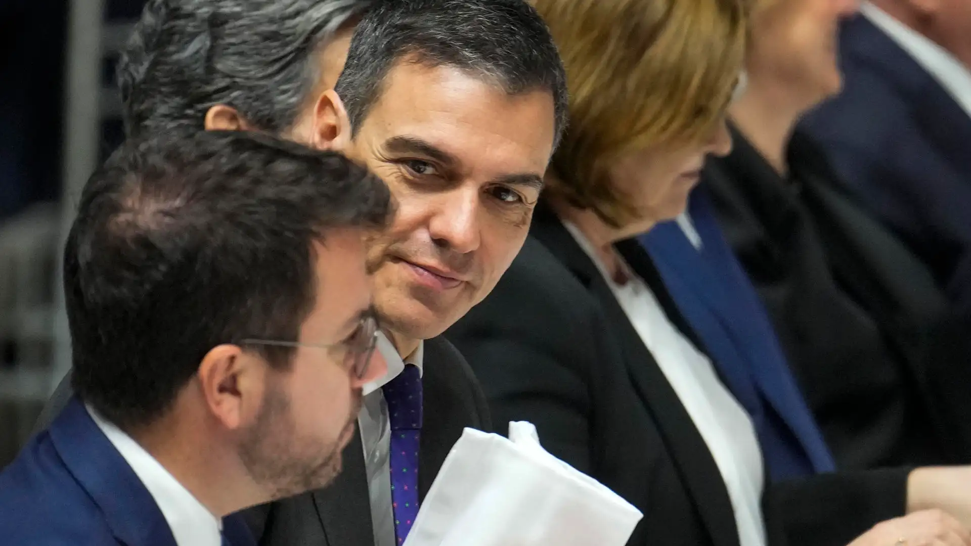 El presidente del Gobierno, Pedro Sánchez, y el presidente de la Generalitat, Pere Aragonés El presidente del Gobierno, Pedro Sánchez, y el presidente de la Generalitat, Pere Aragonés