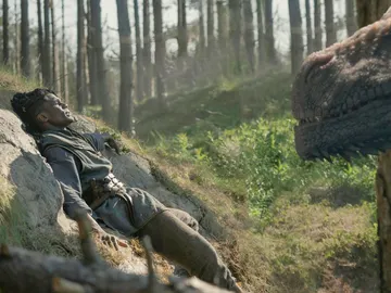 Addam de Hull y Seasmoke en el 2x06 de La Casa del Dragón Addam de Hull y Seasmoke en el 2x06 de La Casa del Dragón