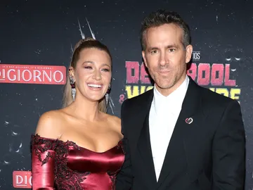 Ryan Reynolds y Blake Lively en la premiere de Deadpool y Lobezno Ryan Reynolds y Blake Lively en la premiere de Deadpool y Lobezno