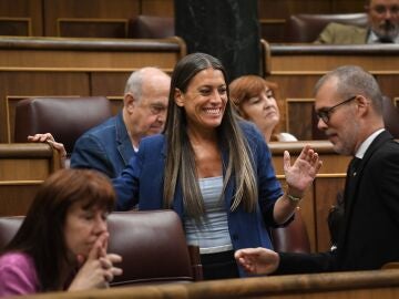 La portavoz de Junts en el Congreso de los Diputados, Miriam Nogueras, durante la sesión plenaria el Congreso de los Diputados