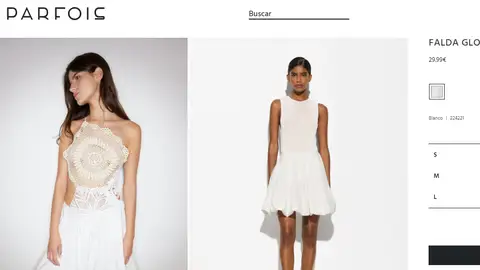 Falda globo corta Falda globo corta